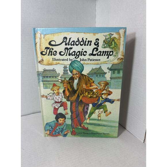 Aladdin & The Magic Lamp Retold and  Illustrated by John Patience - Picture 1 of 6
